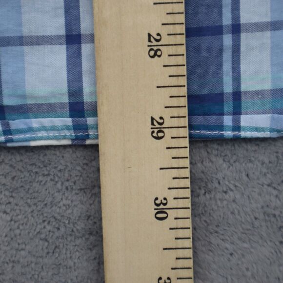 Johnnie- O Shirt Mens S Check Hangin Out Long Sleeve Button Up Surfing - Picture 3 of 16